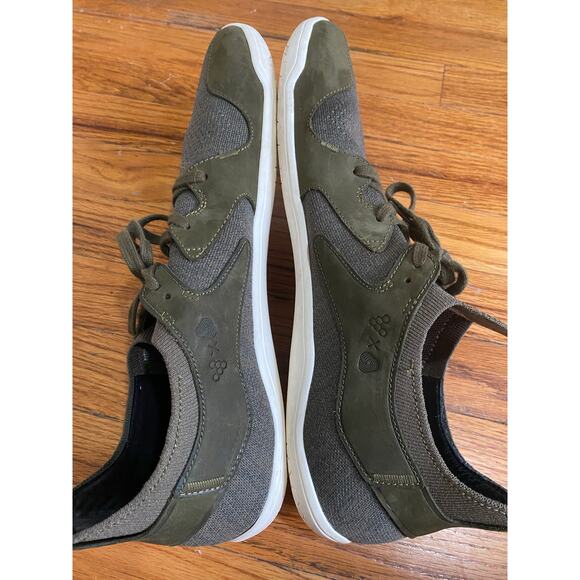 EUC Vivobarefoot Primus Asana II Leather Barefoot Shoes Green Mens 14/ 48 EUR main image 6